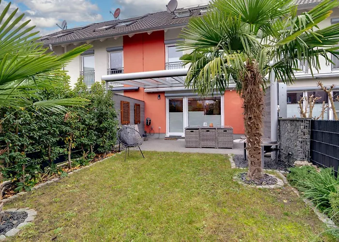 Feriehus Koeln-pulheim Saphier Haus I15 Min Koeln Messe Lanxess I 180m2 Ueber 4 Level I Komfort I P I Palmengarten I Babybett